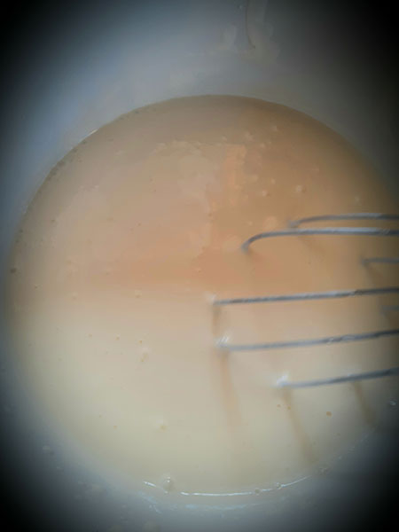 El batido de la crema