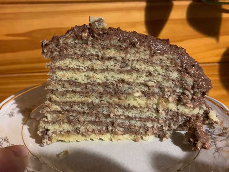 Una porción y detalles Una porción y detalles